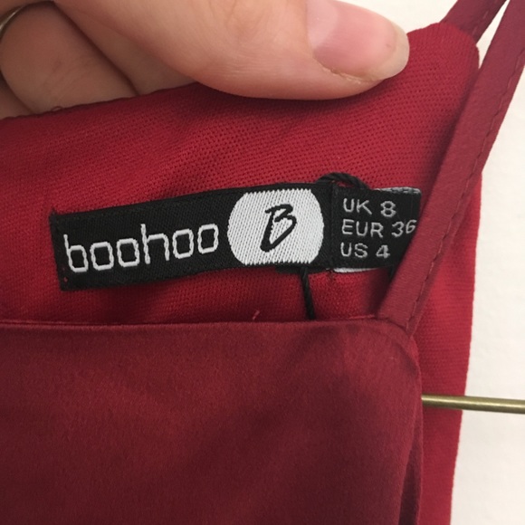 Boohoo Burgundy ๐ Dress - Picture 6 of 6